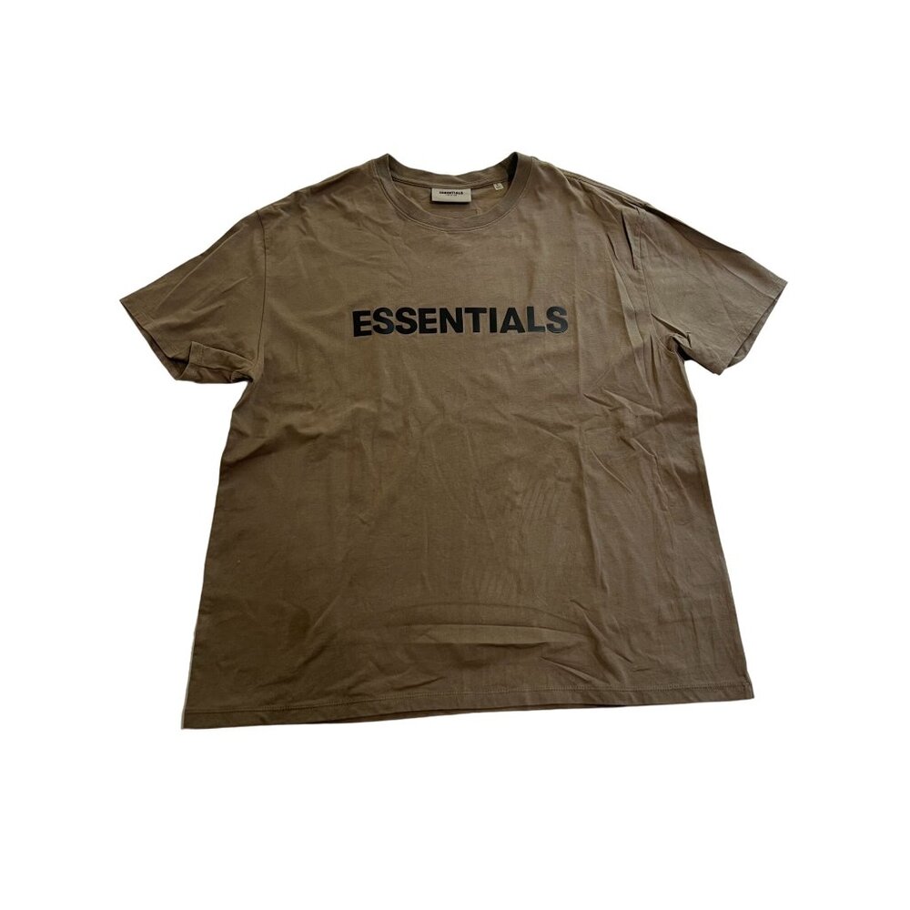 Essentials Brown Short Sleeve Tee
